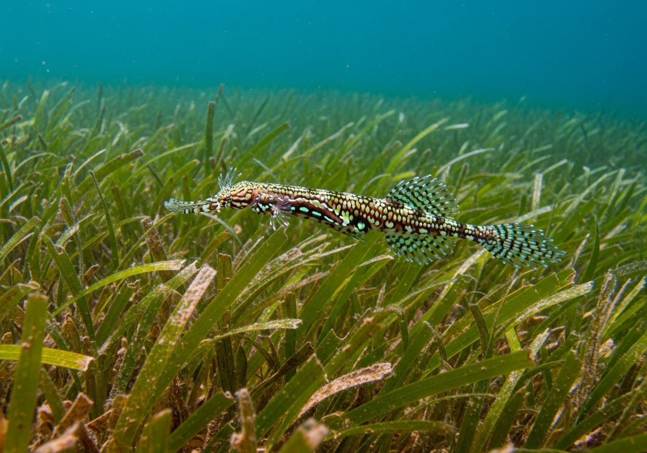 Unterwasserfoto: Seenadel (Syngnathidae) in Koh Tao